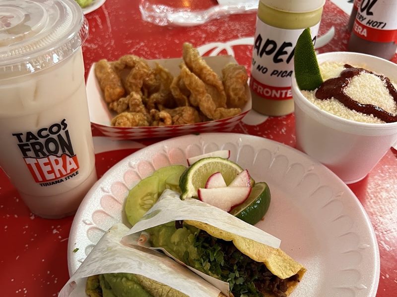 Tacos Frontera food